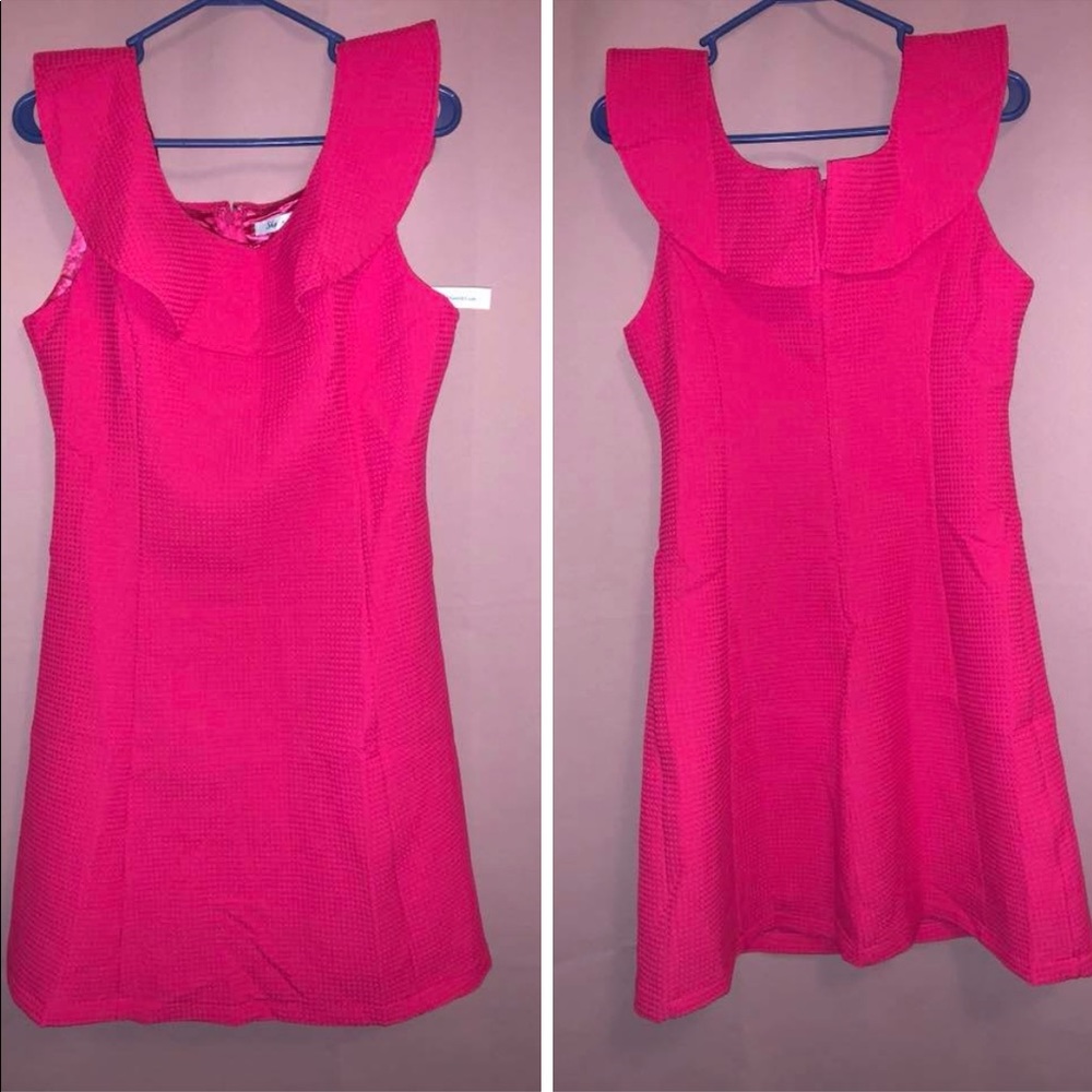 Hot pink dress